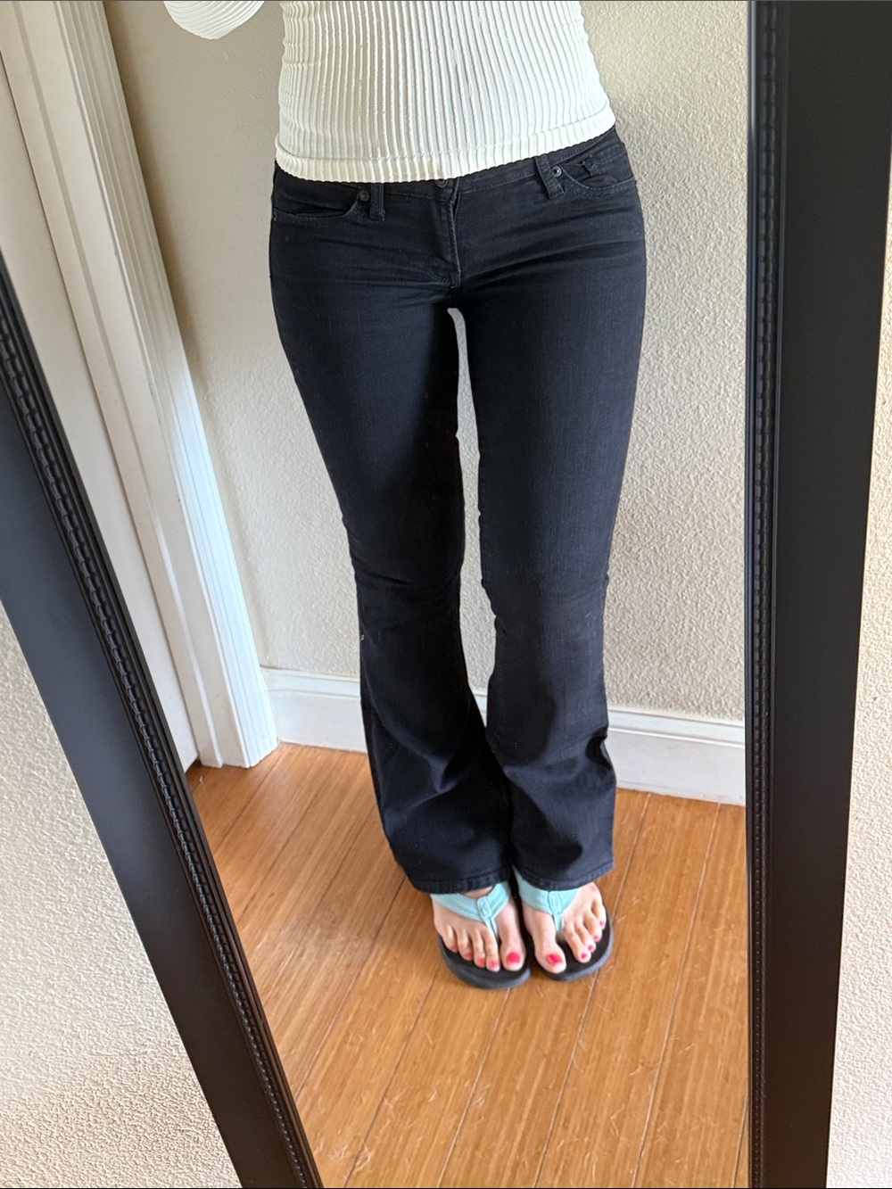 Lucky Brand Charlie Flare Women's Black Bootcut Jeans Size 2/26